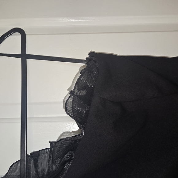 Maggy London Women's One Shoulder Ruffle Trim Party Dress - Picture 3 of 6